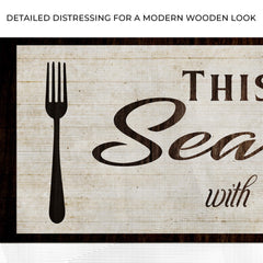 Kitchen Seasoned With Love Sign lll